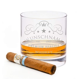 Leonardo Whiskyglas mit Gravur von Namen & Geburtsjahr - Premium Quality - Geschenke für Whiskyliebhaber - Geburtstagsgeschenk Männergeschenk - Whiskygeschenke