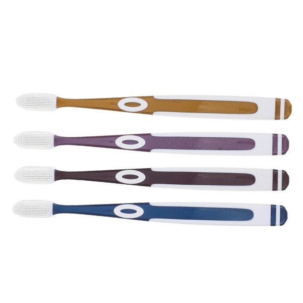 PACKOVE 4Pcs Soft Nano Silicone Toothbrush Replacement Heads for Adults