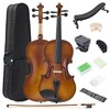 FDT&ENJOY Violin for Beginners Adults,1/2 Acoustic Violins, Beginner Kit For