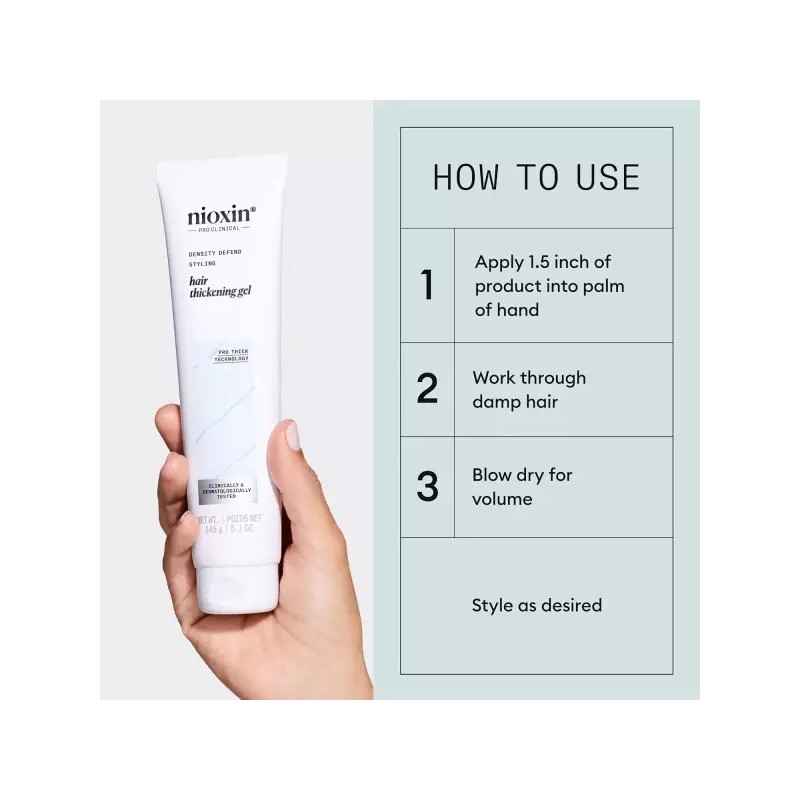 Nioxin 니옥신 밀도 방어 모발 증점 젤 볼륨감 있고 풍성한