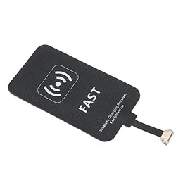 Receptor de Carga Inalámbrico Micro USB, Adaptador de Receptor de Carga Inalámbrico para Teléfono Android, Receptor de Cargador de Teléfono, 10 W...  