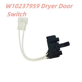 Dryer Door Switch W10237959 compatible with Whirlpool Kenmore Amana Roper Maytag Dryer, Replaces W10237959 AP6017525 1548433 PS11750824