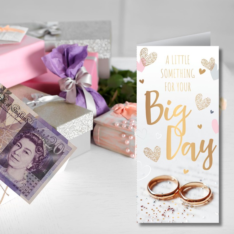 Wedding Day Money Wallet, Something for Your Big Day, Rings