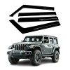 zh Fits 2018-2023 JEEP Wrangler JL Window Visor Sun Rain
