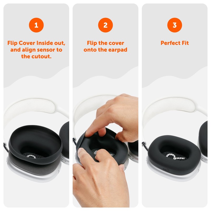WC SweatZ Max - Protective Earpad Covers for Airpods Max