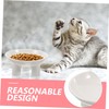 Kisangel Elevated Cat Feeding Bowl Easy to Clean Ergonomic Design