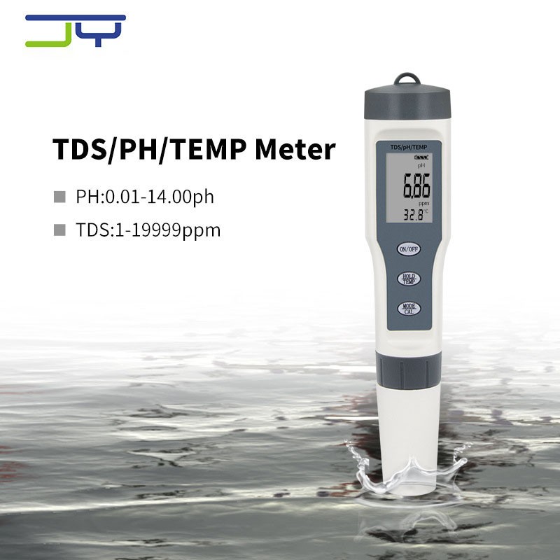 Digital Water Quality Pen Portable LCD Screen ABS 3 in