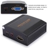 VGaAudio to HDMI 1080P Portable Audio Converter Convertor Adaptor Equipment