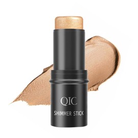 Brown Highlighter Stick, Highlighter Makeup for Face & Body, Multi-Use Body Shimmer Stick, Radiant & Shimmer Glow, Long Lasting Color for All Day, Great Gift for Women & Girls, Vegan & Cruelty-Free