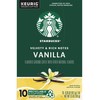 Starbucks Flavored Coffee K-Cup Pods, Vanilla Flavored Coffee, Made without