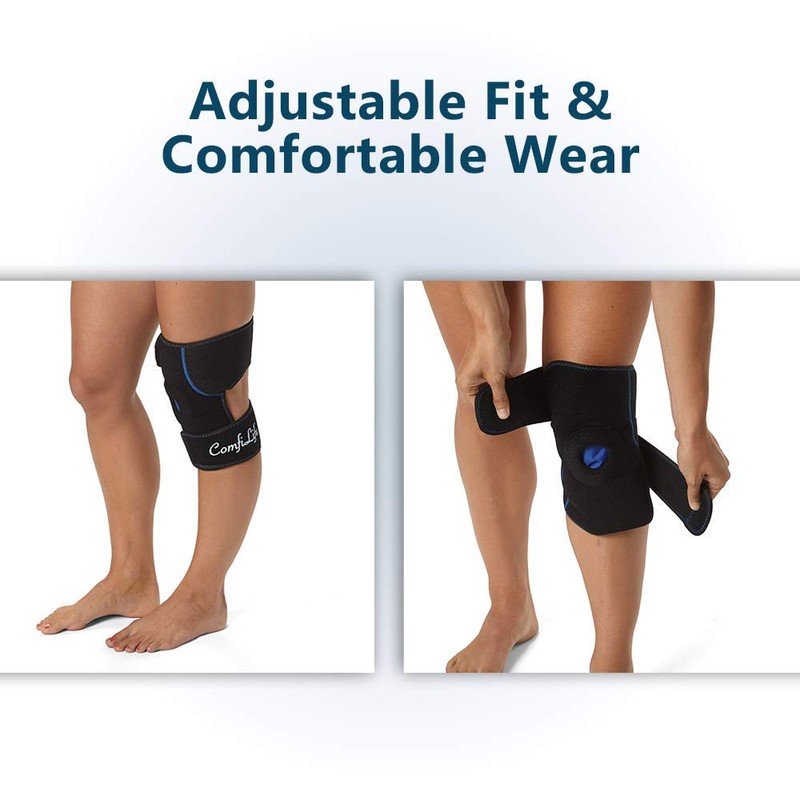 ComfiLife Knee Ice Pack with Wrap Reusable Hot & Cold