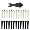 LIANHATA Bridge Pins for Acoustic Guitar End Pins 25 Pieces