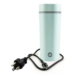Portable Electric Kettle for Boiling Water 350ML Travel Beaker Tea Kettle Hot Water Boiler Stainless Steel Automatic Shut Off for Making Tea Coffee Baby Milk