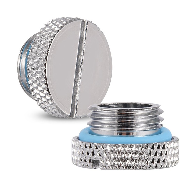5Pcs Brass G1/4 Thread Screw-in Water Stopper Plug for PC