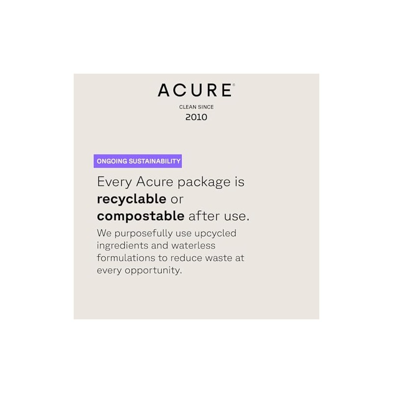 Acure | Shampoo Ultra Hidratante para Cabello Seco y Dañado