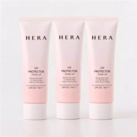 Hera 헤라 UV 프로텍터 톤업 선크림 50ml 3개 /SPF51+PA++++ Hera UV Protector Tone-Up Sunscreen 50ml Pack of 3 / SPF51+PA++++