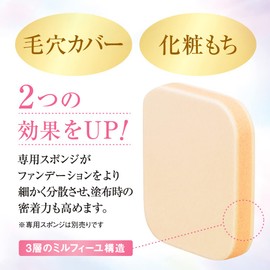 COVERMARK Powdery Sponge, S (Silky Fit Sponge)