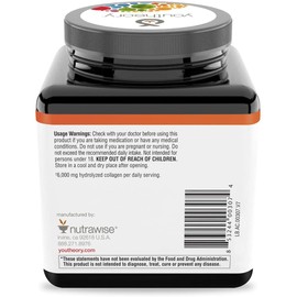Youtheory Collagen with Vitamin C, 160 Count (1 Bottle)