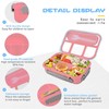 Individual Sealed Lunch Box Children Lunch Box 4 Compartment Lunch
