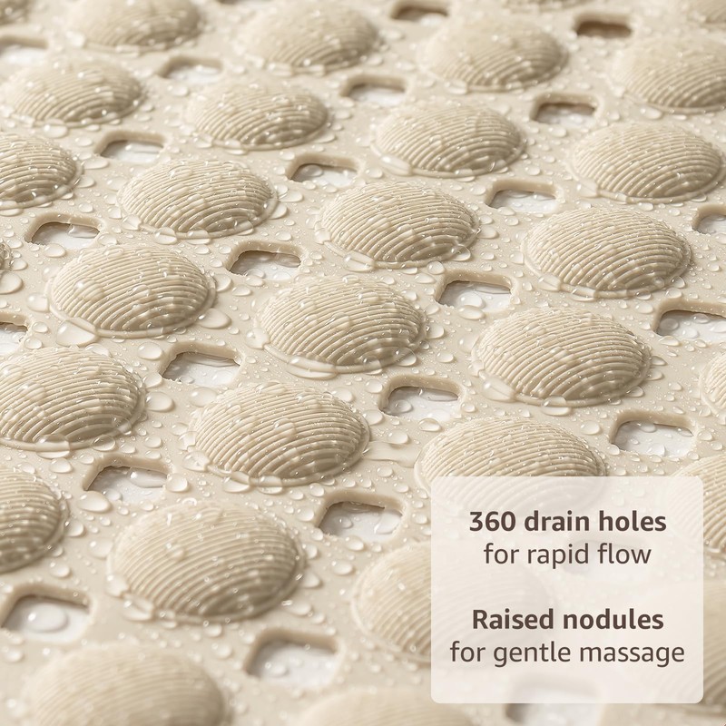 OTHWAY Bath Tub Shower Mat Non Slip, Bathtub Floor Liner