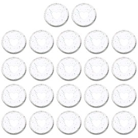 PATIKIL 35mm Plastic Book Binding Discs, 22 Pack Discbound Expansion Discs Heart Binder Rings for DIY Notebook Planner, Shine Pink