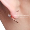 NEoogod Rubber Earring Backs Replacements - Back Earrings for Women