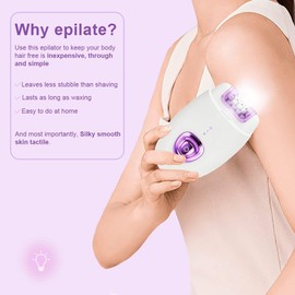 2-in-1 Elektrorasierer für Damen, Epilierer, wiederaufladbarer Trimmer, Damenrasierer für Bein, Gesicht, Lippen, Körper, Bikini, mit schöner Verpackung