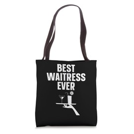 Cool Waitress Art For Women Girls Bar Waiter Server Waitress Tote Bag