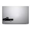Bargain Max Decals Vintage Truck Silhouette Decal Notebook Car Laptop