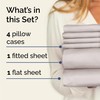 CGK Linens Queen 6 Piece Sheet Set - Cooling Sheets
