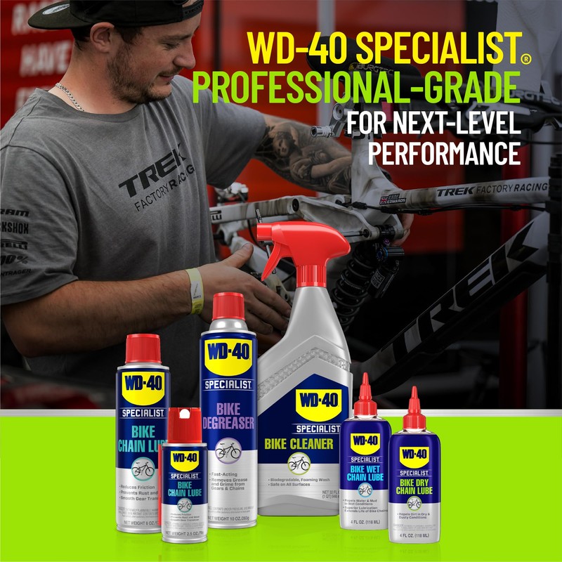 WD-40 Specialist Bike Dry Chain Lube, 4 OZ