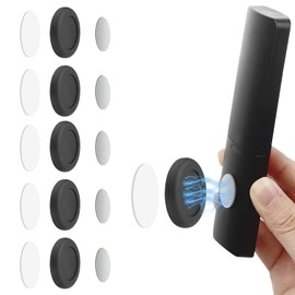 WALLFID 5 Pack N52 High Magnetic Remote Control Holder Wall Mount Holders Hole-Free Phone Charging Organizer Storage Containers for Home Office School Supply Storage (Black Enhanced Version)