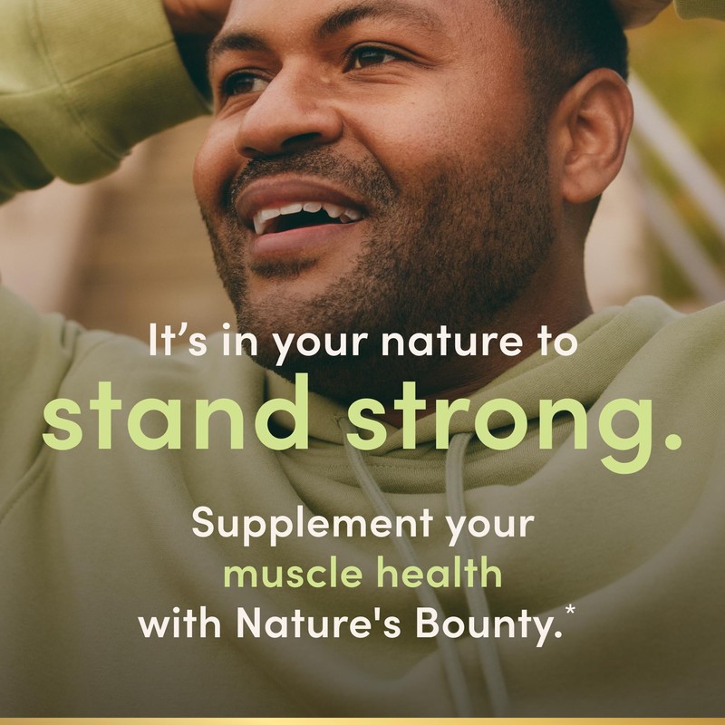 Nature's Bounty Magnesium, Mineral Supplement, Supports Bone and Muscle Health,