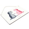 Mr. & Mrs. Panda A4 wooden sign, decorative sign Axolotl