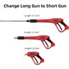 CHAVOR Pressure Washer Gun with Replacement Extension Wand, Upgraded Power