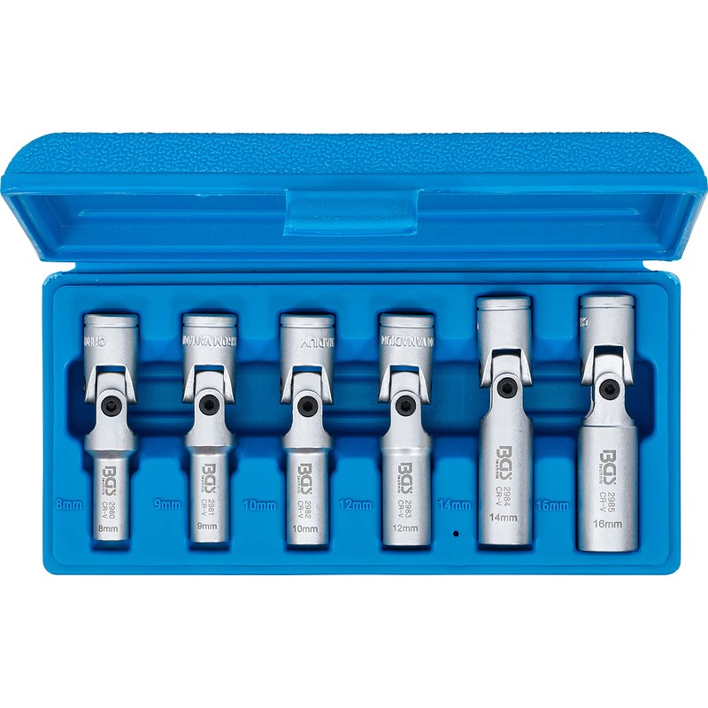 6-piece Joint Socket Set for Glow Plugs 3/8'