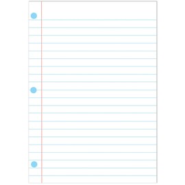 Ashley Dry Erase Notebook Paper Magnet