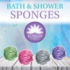 Pack 4 Mesh Exfoliating Bath & Shower Body Puff Sponges