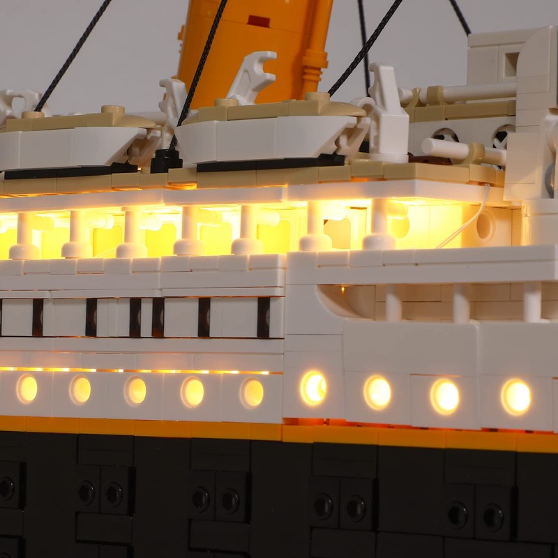 YEABRICKS LED Light for -10294 Creator Expert Titanic Building Blocks