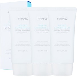 Franz Naked Sunshield Peptide Sunscreen 50ml x3 / 프란츠 네이키드 선쉴드 펩타이드 선크림 50ml x3개