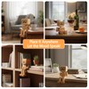 SurPse Shaking Wooden Man Figurine, Wooden Man with Wobbly Legs,