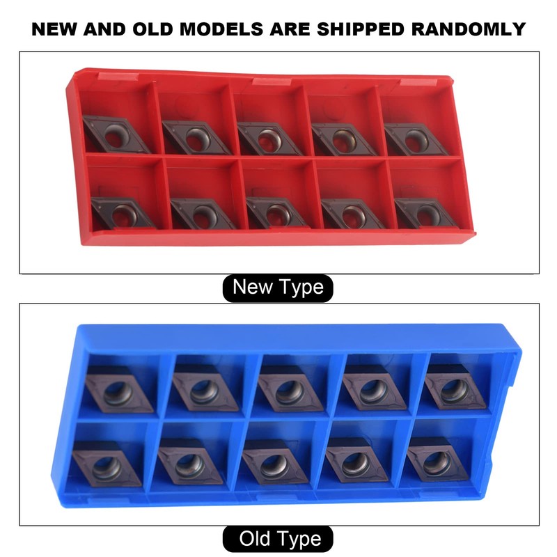 DCMT11T304 VP15TF 10-Piece CNC Carbide Tip Blade Blade for Rotary
