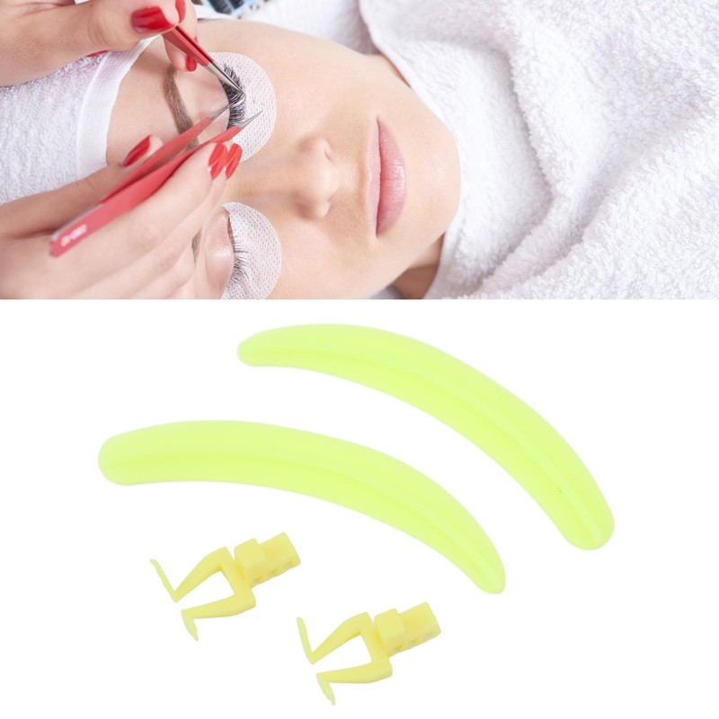 Eyelash Separator Tool, Silicone Base, Washable, Reusable, Smoother for Beauty