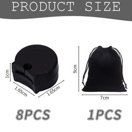 8 Pieces Clarinet Hand Holder And 1 Piece Storage Bag, Clarinet Thumb Protector, Musical Instrument Accessories.