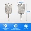 WR01X28053 Refrigerator Replacement Key for Haier Appliance,Wine Cooler Key,2 Pack