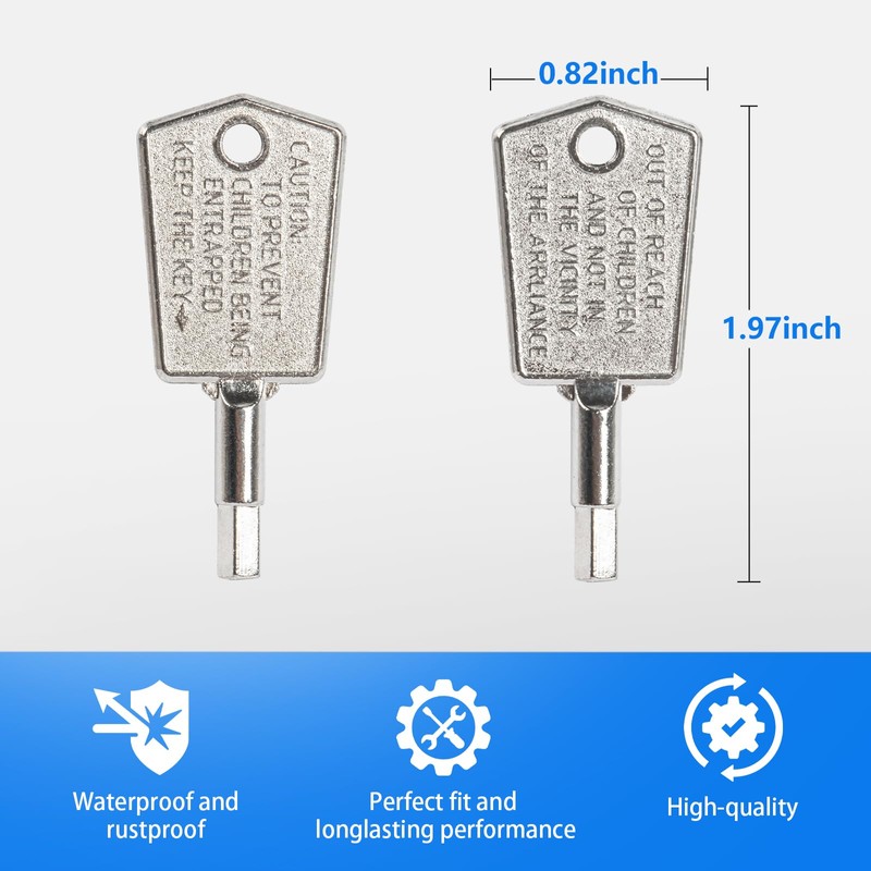 WR01X28053 Refrigerator Replacement Key for Haier Appliance,Wine Cooler Key,2 Pack