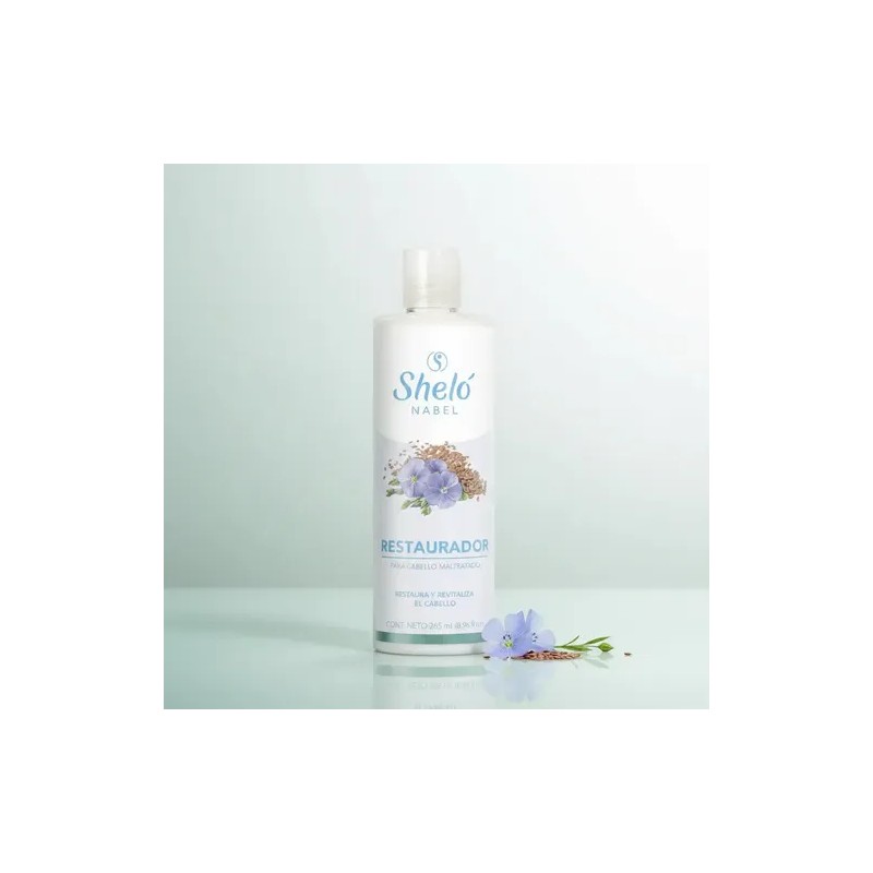 Pack 3 Restaurador Para Cabello Maltratado 265ml Shelo Nabel