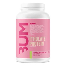 Raw Cbum Proteina Itholate Protein Cbum 1.7 Lb 25 Servicios Sabor Strawberry Bumcake                                                                  
