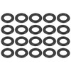 X AUTOHAUX 20pcs M14 Rubber Oil Drain Plug Gaskets Replacement