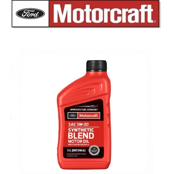 Motorcraft OEM Motorcraft SAE 5W-20 Engine Oil Synthetic Blend 1QT